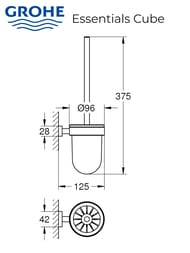   Grohe Essentials Cube , :  , :  40513001