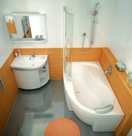 Ванна акриловая RAVAK ROSA 95 160х95 L белая