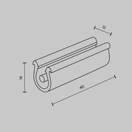 �������� ����� Maytoni Parity (������) TRA130BF-B ������, 10 �� � ��������, ������