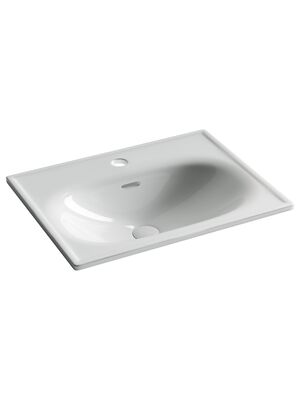 Раковина накладная Ceramicanova Sabo 600х460х180 1 отв. под смеситель, белый CN13001