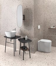 Сиденье Vitra Plural плавное закрытие, быстросъемное, белый/хром 126-003-009