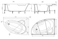   Roca LUNA 17001150x650, , ,  7.2486.4.100.0