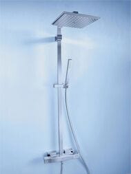 Душевая система Grohe Euphoria Cube 26087 термостат, верхний и ручной душ, шланг, штанга — изображение 2