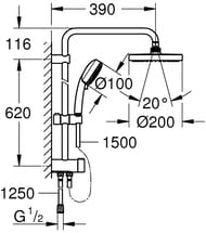   Grohe Tempesta Cosmopolitan 27394002    , , 