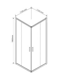 ������� ������ Vincea Garda 1100�1100�1900 ������� ��������� �����, ���������� VSS-1G1111CLGM