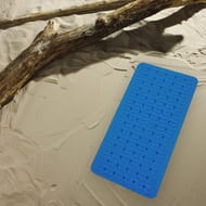 Коврик противоскользящий RIDDER Playa голубой 38х80 68303