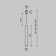 ������������� �������� Maytoni Focus Led Flarity ��������� TR155-1-5W3K-BS