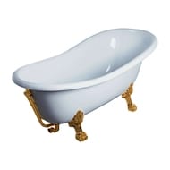 Ванна MIGLIORE BELLA 170x81 на лапах "LEONE" STANDART, слив-перелив бронза 26916