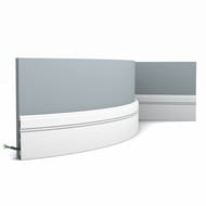 Плинтус гибкий Orac Decor SX105F (108х13х2000) белый (шт.)