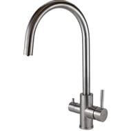 Смеситель для кухни ESKO K22 однозахватный, с каналом для подкл. питьевой воды, цвет: матовый никель