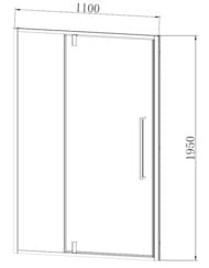 ������� ����� Vincea Slim-N 1100�1950 ������ ����������/������� ����, VDP-4SN110CL