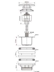   McAlpine "" ( D-60)  1 1/4",  CWP60-CB