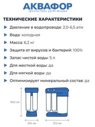 АКВАФОР МОРИОН DWM-102S Pro Автомат питьевой воды, арт. 510774