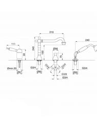 ��������� �� ���� ����� Migliore OXFORD �� 4 ������. ����� �����, ������ ML.OXF-6355.BI.BR