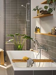 Смеситель для ванны/душа Hansgrohe Rebris E 72450000 однозахватный, хром — изображение 8