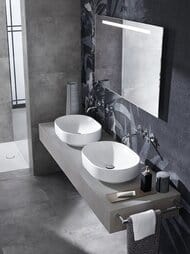 Раковина Geberit VariForm (550х400) накладная, без отв. под смеситель, без перелива 500.774.01.2