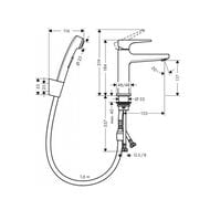 ��������� ��� �������� Hansgrohe Metropol 74522000 � ������������� �����, �����-�����, ����