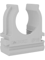 Клипса DKC 16мм, быстрого монтажа, серая 51016M — миниатюра 1
