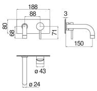 ��������� NOBILI LIVE ��� ��������, ������������, ������� �����, ����� 150��, ����� ��� LV00198WM
