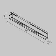������� �������� ���������� Maytoni Points (������) O-TR02-2-S-18WB3K, Exility IP 3000� 18�� 36� ������