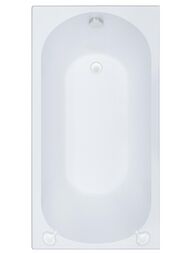 Ванна акриловая Triton Стандарт (1300х700) без каркаса, со сливом-переливом ST02+E050