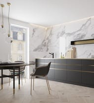 ��������������� ������ CERRAD Calacatta White Rect Polished  (597�1197�8) �����, 316613 (��.�)