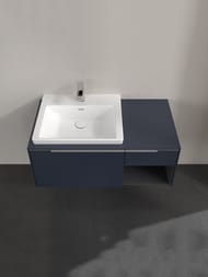 Тумба под раковину Villeroy&Boch Subway 3.0 1001х423х516мм, подсветка, 2 ящика, Marine Blue C572L0VQ — изображение 5