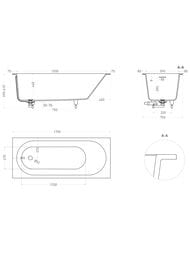 ����� ������������ Salini Ornella Kit (1700�750�600) ���.������, S-Sense, ������� 102411MF