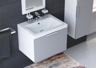 Раковина Cersanit COMO 60 (600х450х165) с одним отверстием, белая UM-COM60/1