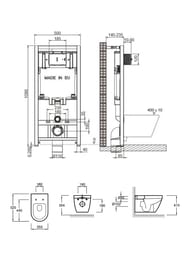 ����������� Jacob Delafon E29025 ������ ���� + ������ Rodin+ ������� ������ ��������� E21751RU-00