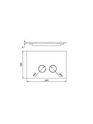 ������� �������� ����� Almar WC Plate, ���� ������ �������������, E330003.HB