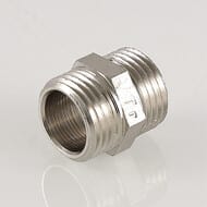 Ниппель VALTEC  1/2" латунь никелированная VTr.582.N.0004