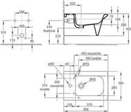 ���� Jacob Delafon STILLNESS E1304-00 ��������� (585�380�410) ������-������� ���������, �����