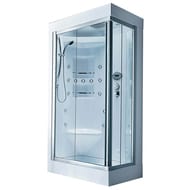 Душевая кабина Gruppo Treesse Acquazzurra 80/100 (1000х800х2200) левая, турецкая баня, термостат, хромотерапия B7537S+TERMO+CROMO