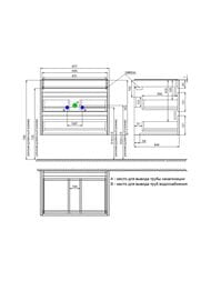 ����� � ������������ IDDIS Zodiac X 710�465�582 ���������, 2 �����, ����� ZDX70W0i95K