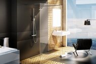 Душевая стенка RAVAK WALK-IN FREE (1200х2000) стекло, блестящий+Transparent