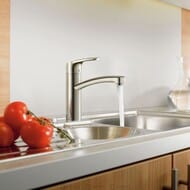 Смеситель Hansgrohe Focus M41 для кухни 160 мм поворотный излив сталь 31806800