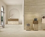 Керамогранитная плитка Vitra CityStone Травертин Линейный 600х1200 бежевая K951847R0001VTSP (кв.м.)