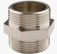 Ниппель Tiemme 3/4"Нх3/4"Н лат.никелир, 1500084(1552N000505) — изображение 3