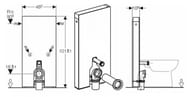 ������!GEBERIT Monolith Premium ����������� ��� ���������� �������, ����������� ���. 131.004.SI.1