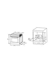 ������������� ������� ���� Midea (595�575�595) ������ MO78100CGB