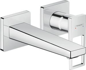 Смеситель Hansgrohe Metropol 74525000 для раковины встраиваемый, излив 165мм, рукоятка-петля, хром