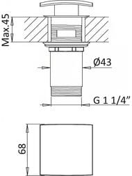 ��������� Cezares PORTA-BLI-SR 209 ��, ��� ��������, ������������, � �/��., �������������, Sunrise