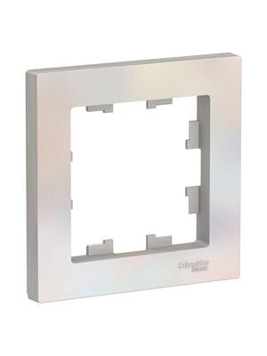 Рамка Systeme Electric ATLASDESIGN 1 пост жемчуг ATN000401