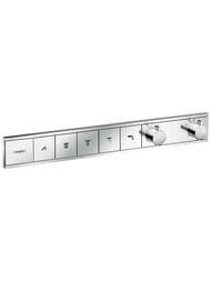 Смеситель для душа Hansgrohe RainSelect встраиваемый, термостат, с 5 кнопками, хром 15384000 — миниатюра 1