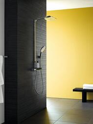 Душевая система Hansgrohe Raindance Select E 360 Showerpipe с термостатом хром/белый 27112400