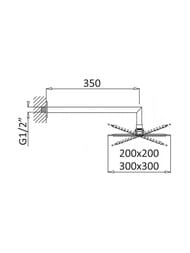 ������� ��� CEZARES PORTA-TDDQ-BIO 200�200 � ����������� 350��, ����������, ����� �������