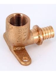Водорозетка REHAU RAUTITAN RX, 16х1/2"В, укороченная, бронза, арт.14563581001