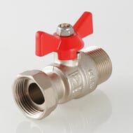 Кран шаровый 1"ВН VALTEC BASE с накидной гайкой VT.260.N.0606