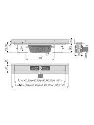   Alcaplast APZ16-850   L=850,    ,   